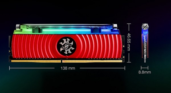 5000MHz频率、水冷混合散热：ADATA 威刚 发布 SPECTRIX D80 DDR4 RGB 高端内存