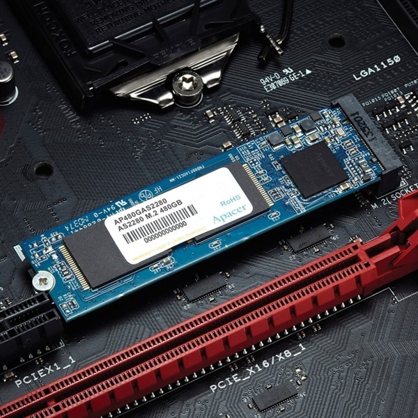 PCIe 3.0 x2通道：Apacer 宇瞻 发布 AS2280P2 M.2 SSD固态硬盘