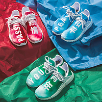 融入刺绣元素：adidas Originals x Pharrell Williams Hu NMD “中国限定” 运动鞋 开启登记抽签