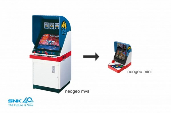 内置40款游戏、可接手柄：SNK 发布 NEOGEO mini 超便携街机
