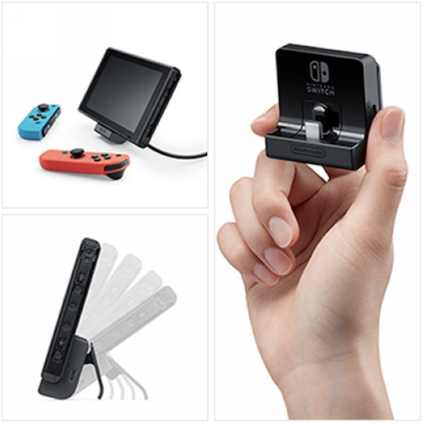 长时间战斗使用：Nintendo 任天堂 发布 Swtich 便携式充电底座