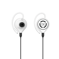 OE E60P耳机入耳式 平面振膜HIFI耳机耳麦 耳挂式跑步运动耳机 音乐耳机 手机直推设计 瓷感白