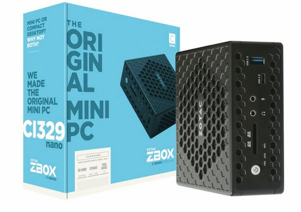 0噪音、搭载Gemini Lake平台：ZOTAC 索泰 发布 ZBOX CI329 Nano系列 迷你主机