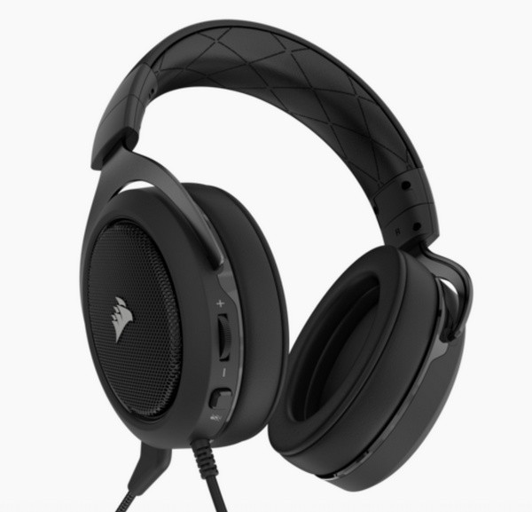 虚拟7.1环绕声：CORSAIR 美商海盗船 发布 HS60 SURROUND 游戏耳机