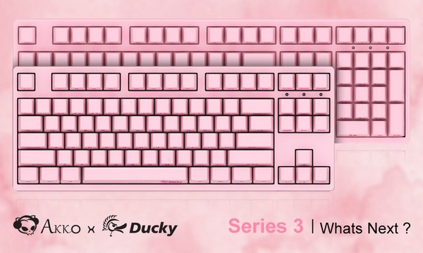 侧刻PBT键帽、TYPE-C键线分离、可改灯：Akko 艾酷 发布 Akko Ducky 3087 侧刻机械键盘