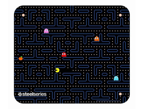 吃豆人游戏主题：steelseries 赛睿 发布 QCK Pac-Man“吃豆人”特别版 鼠标垫