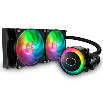 性能比灯强—COOLERMASTER 酷冷至尊 冰神P240 RGB 水冷开箱