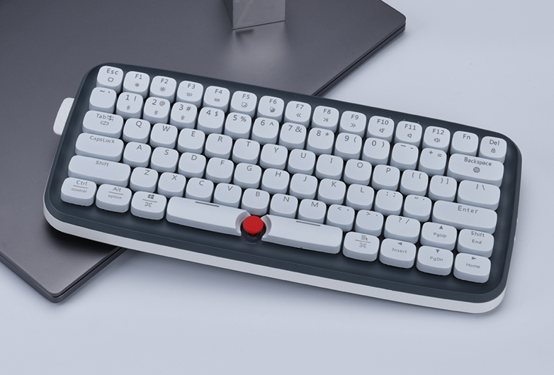79键布局、红色摇杆模拟鼠标：AJAZZ 黑爵 发布 ZERO原点 蓝牙双模机械键盘