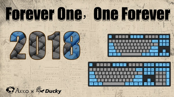 丰富配置、热升华PBT复古键帽：Akko Ducky 推出 Ducky One 2018 新款机械键盘