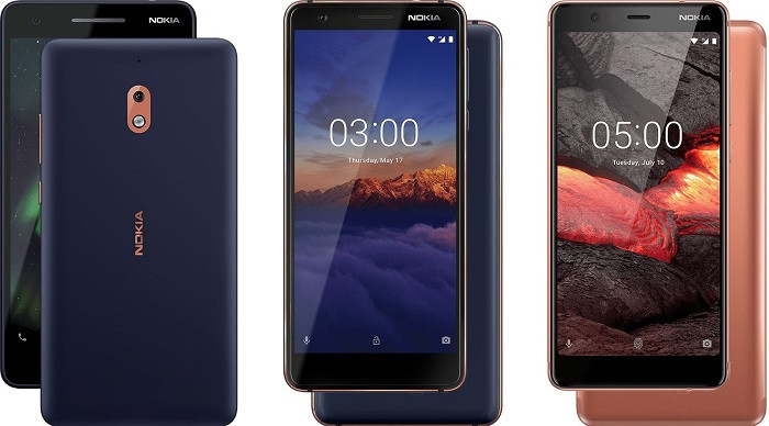 一波入门智能机：NOKIA 诺基亚 发布 NOKIA 2.1/3.1/5.1 智能手机