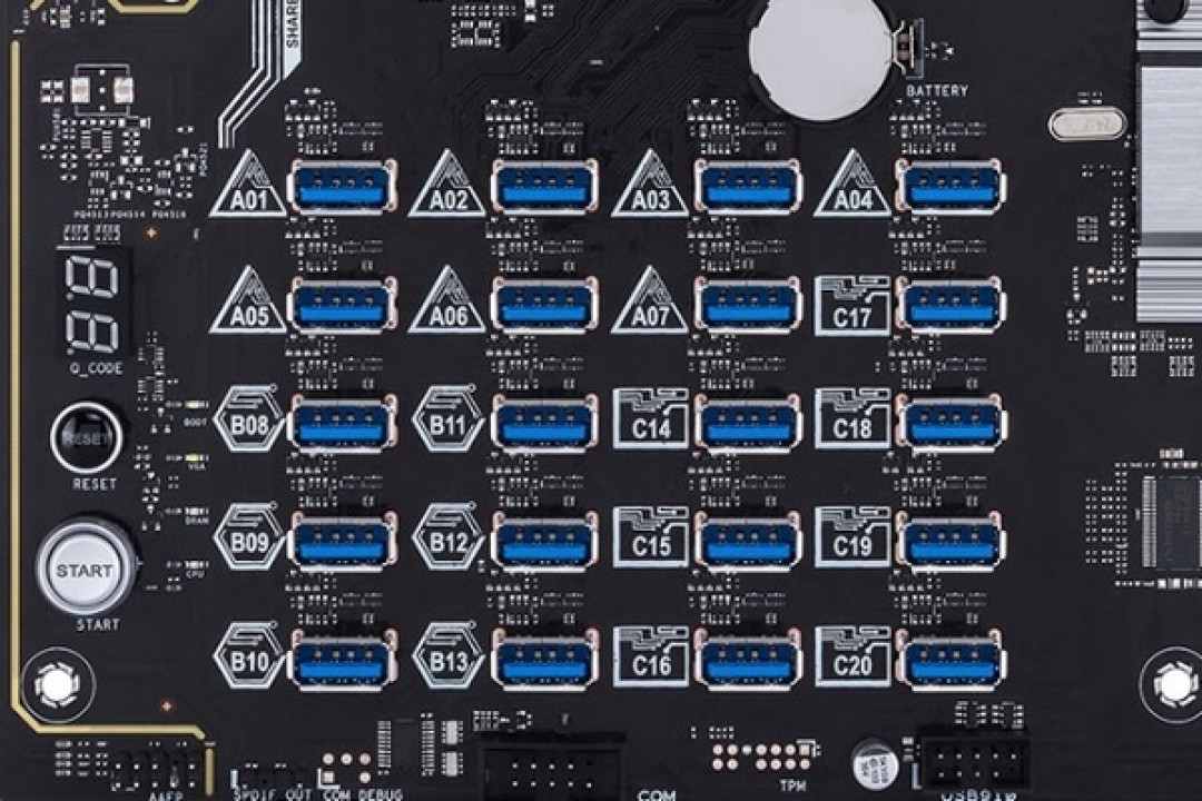 支持20路挖矿:ASUS 华硕 发布 H370 Mining Master“采矿大师”主板