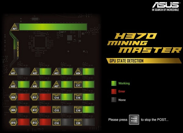 支持20路挖矿：ASUS 华硕 发布 H370 Mining Master“采矿大师”主板