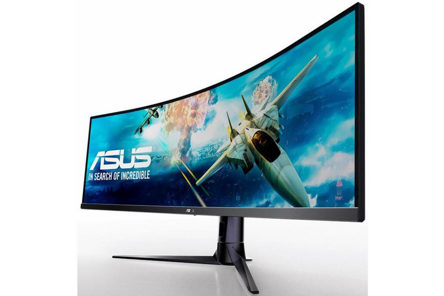 144Hz刷新率、32：9超宽比、ASUS 华硕 发布 VG49V 游戏曲面显示器