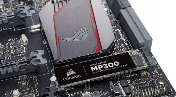 采用3D TLC颗粒、走PCIe x2通道：CORSAIR 美商海盗船 发布 Force MP300 M.2 固态硬盘