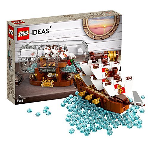 圣诞礼物推荐：LEGO 乐高 Ideas 系列拼插类玩具 典藏瓶中船 21313