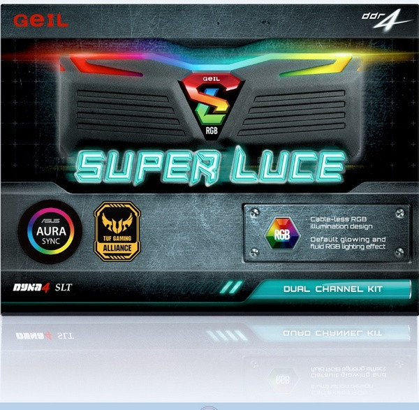 TUF迷彩元素装饰：GEIL 金邦 发布 Super Luce RGB SYNC TUF Gaming 定制版内存