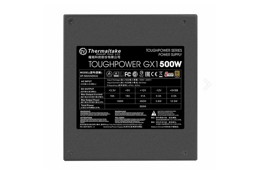 80PLUS金牌、面向主流市场：Thermaltake 曜越 发布 Toughpower GX1 系列电源