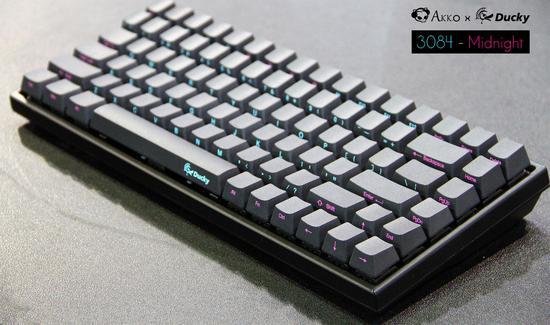 TypeC接口、紧凑设计:Akko 艾酷 推出 Ducky 3084 84键 机械键盘