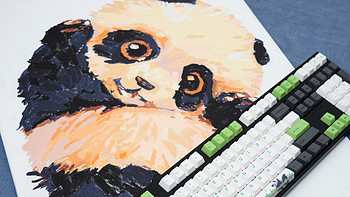 来自情人节的两只熊猫—Varmilo 阿米洛 熊猫版 机械键盘鉴赏