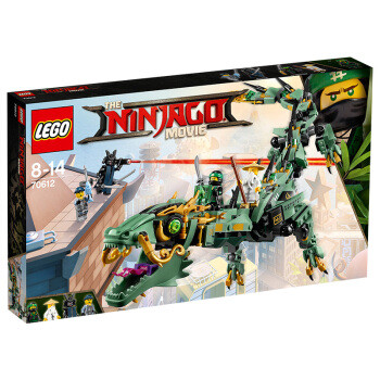 飞龙在天：LEGO 乐高 70612 幻影忍者 Ninjago 绿忍者的飞天机甲神龙