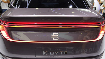 BYTON 拜腾 展示 K-Byte Concept 新款概念车，车身激光雷达系统惹眼