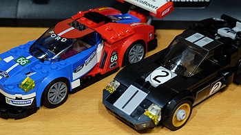 商品lego 乐高 超级赛车 75881 2016福特gt与1966福特gt40