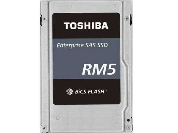 搭载BiCS 3D TLC颗粒：TOSHIBA 东芝 发布 RM5 系列 SAS企业级固态硬盘