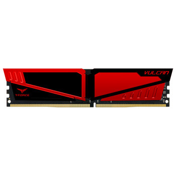 便宜的红色马甲—Team 十铨 火神系列 DDR4 2400 8G 红色 台式机内存