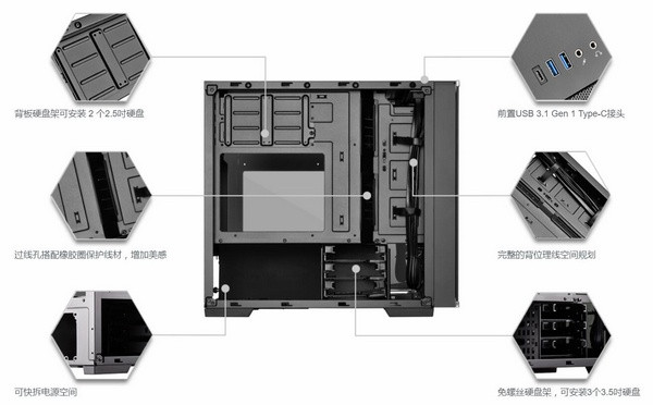 钢化玻璃、倒置结构：SILVER STONE 银欣 发布 Lucid LD01 机箱