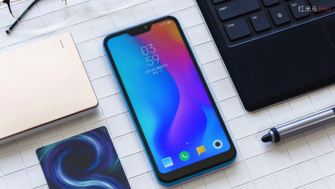 AI双摄、高颜值大电量:MI 小米 发布 红米6 Pro 智能手机