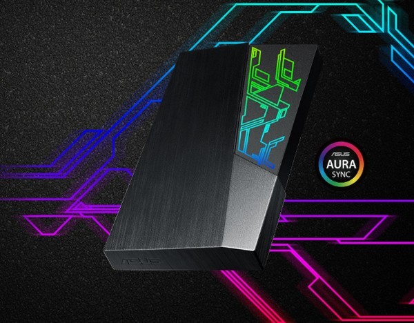 RGB幻彩加持：ASUS 华硕 推出 FX 系列 电竞移动硬盘