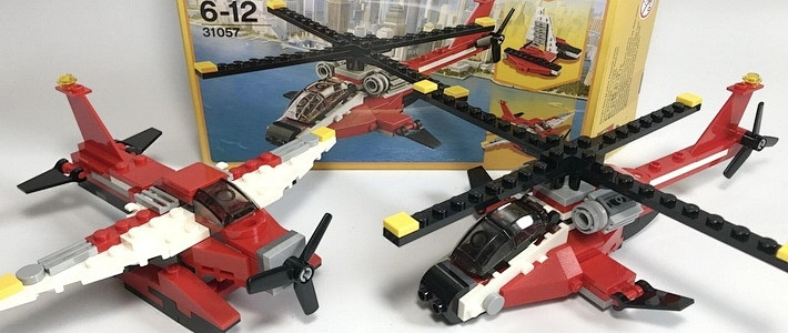 lego乐高31057创意百变系列直升机突击ab模式开箱