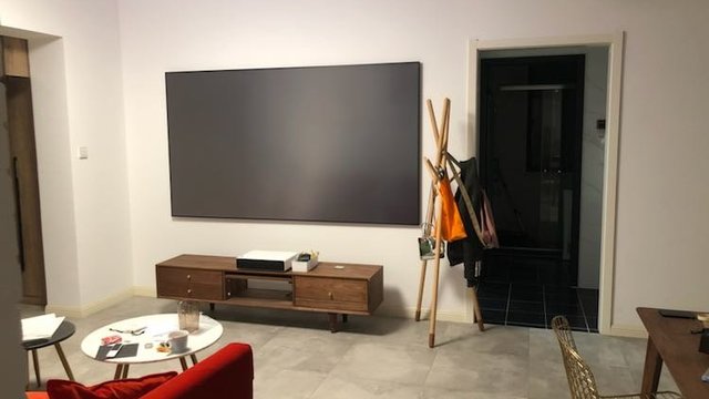 米家激光投影+菲涅尔幕布+bose soundtouch3