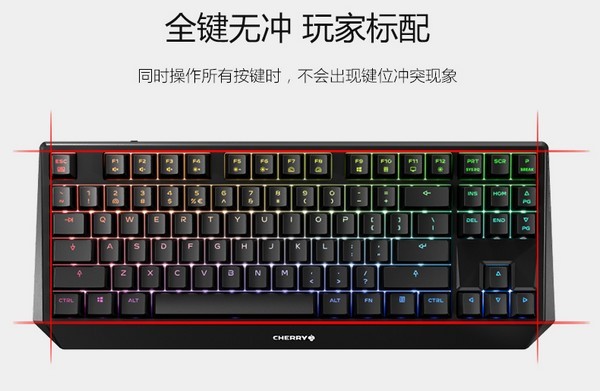 增添RGB幻彩轴：CHERRY 樱桃 推出 CHERRY MX BOARD 1.0 RGB幻彩版键盘