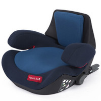 荷兰MamaBebe 汽车儿童安全座椅增高垫isofix硬接口 BH318I 带靠背适合3-12岁 精灵蓝