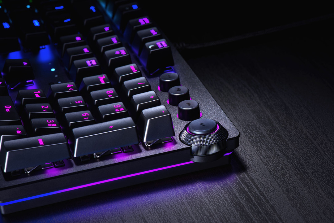 搭载光轴、1亿次按键寿命：RAZER 雷蛇 发布 猎魂光蛛系列机械键盘
