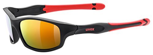 经典红黑配！UVEX sporty 507 儿童运动太阳眼镜