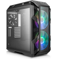 酷冷至尊(CoolerMaster)MasterCase H500M中塔机箱(EATX/双20cmARGB风扇/0.8mm板材/标配冲孔网、玻璃前面板)