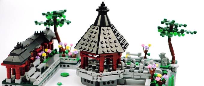 清风明月本无价近水远山皆有情中国风积木星堡苏州园林之四沧浪亭评测