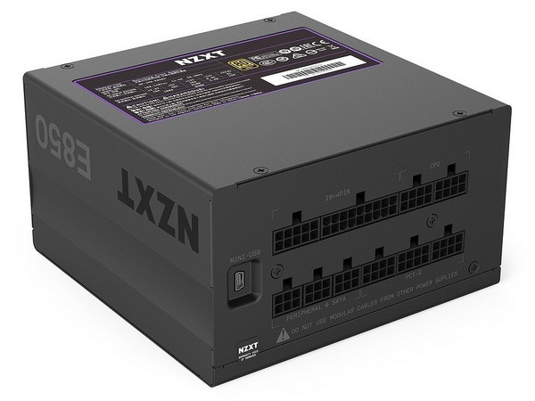 金牌效能、CAM远程监控：NZXT. 恩杰 发布 E500/E650/E850 电源