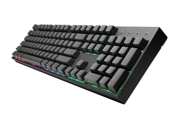PBT侧刻键帽、RGB幻彩：COOLERMASTER 酷冷至尊 发布 CK372 RGB 机械键盘