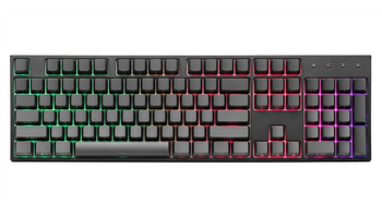 PBT侧刻键帽、RGB幻彩：COOLERMASTER 酷冷至尊 发布 CK372 RGB 机械键盘