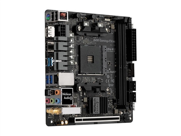 低调ITX小板：ASRock 华擎 推出 Fatal1ty B450 GAMING-ITX/AC 主板