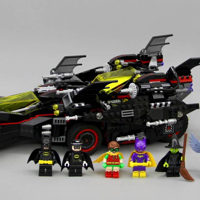 暗夜组合拳:LEGO 乐高 70917 蝙蝠侠大电影之终极蝙蝠车开箱