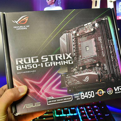 或将成为最贵的B450主板—ASUS 华硕 ROG Strix B450-I Gaming 主板开箱简测