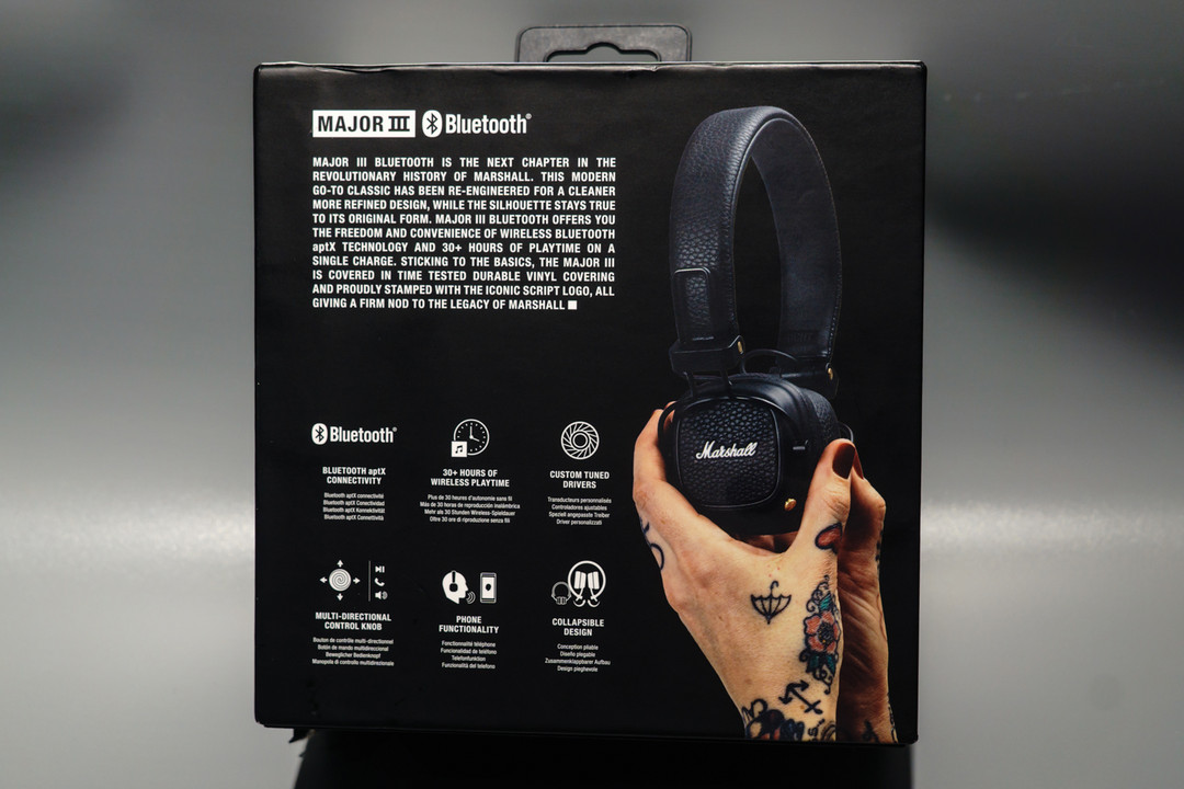 《到站秀》第199弹:Marshall 马歇尔 Major III Bluetooth 头戴式蓝牙耳机
