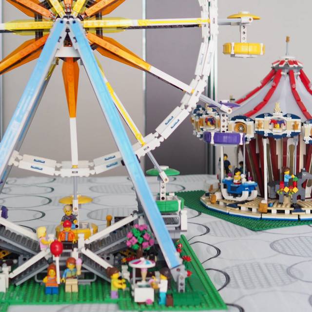 梦幻游乐场,欢乐嘉年华—LEGO 乐高 10247 摩天轮体验分享