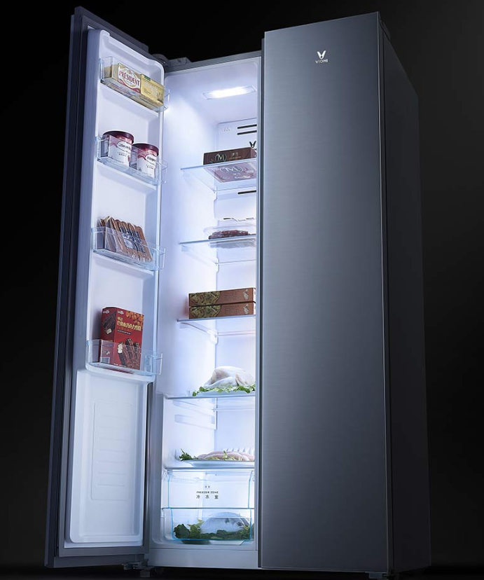 远程调温、加宽冷冻室：VIOMI 云米 BCD-483WMSD 对开门电冰箱 新品上架