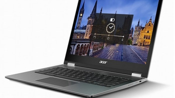 3：2长宽比2K屏：acer 宏碁 发布 Chromebook 13和Spin 13 二合一笔记本电脑