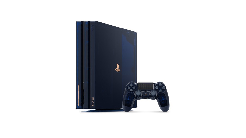 纪念PS系列主机总销量破5亿：SONY 索尼 推出 蓝色透明纪念版 PlayStation 4 Pro 主机